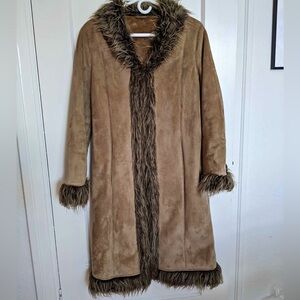 Penny Lane Faux Fur Tan Coat